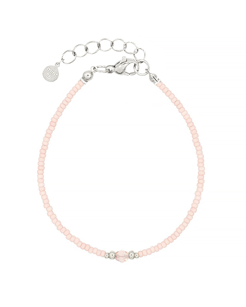 Diamond Bracelet - Soft Pink