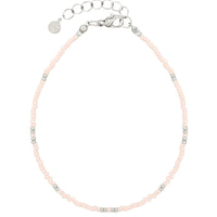Little Beads Anklet - Soft Pink