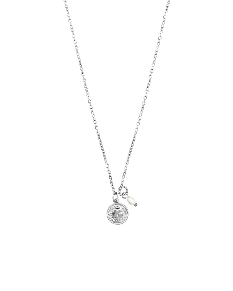 Little Coin & Pearl Necklace