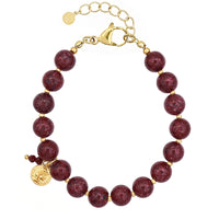 The Solace Bracelet - Burgundy