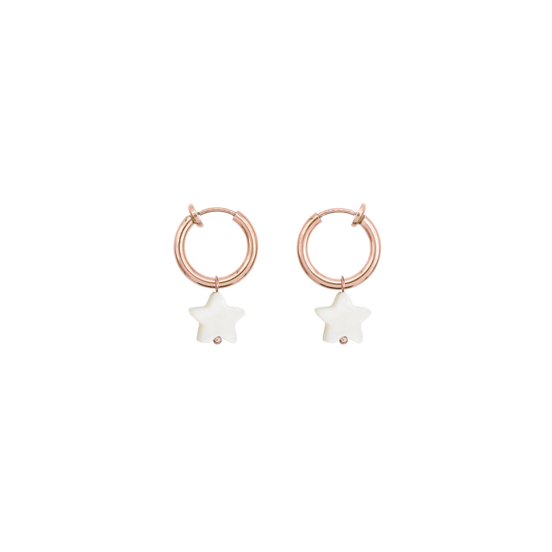 Minimalistic Clip On Earrings - Star