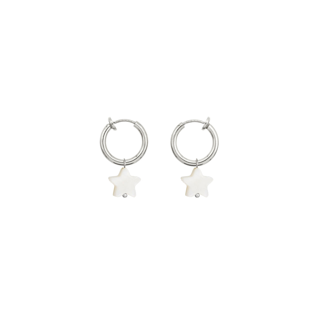 Minimalistic Clip On Earrings - Star