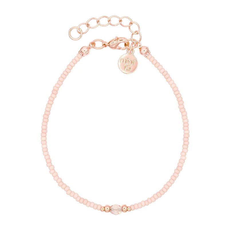 Diamond Bracelet - Soft Pink