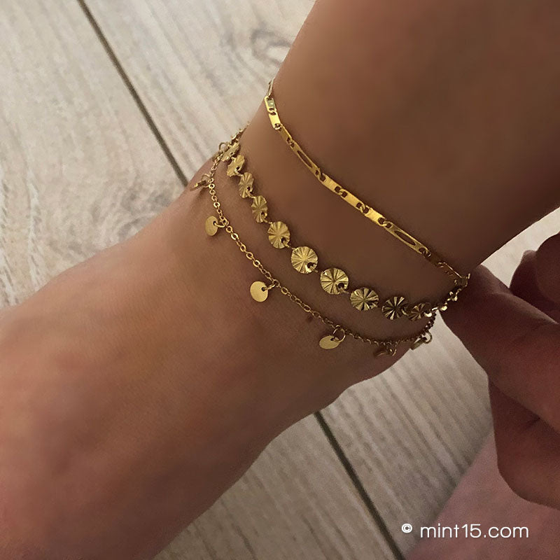 Tiny Coins Anklet