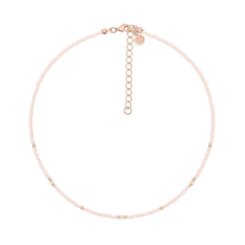 Little Beads Necklace - Soft Pink